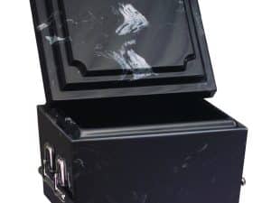Black Marble Regular Urn Vault